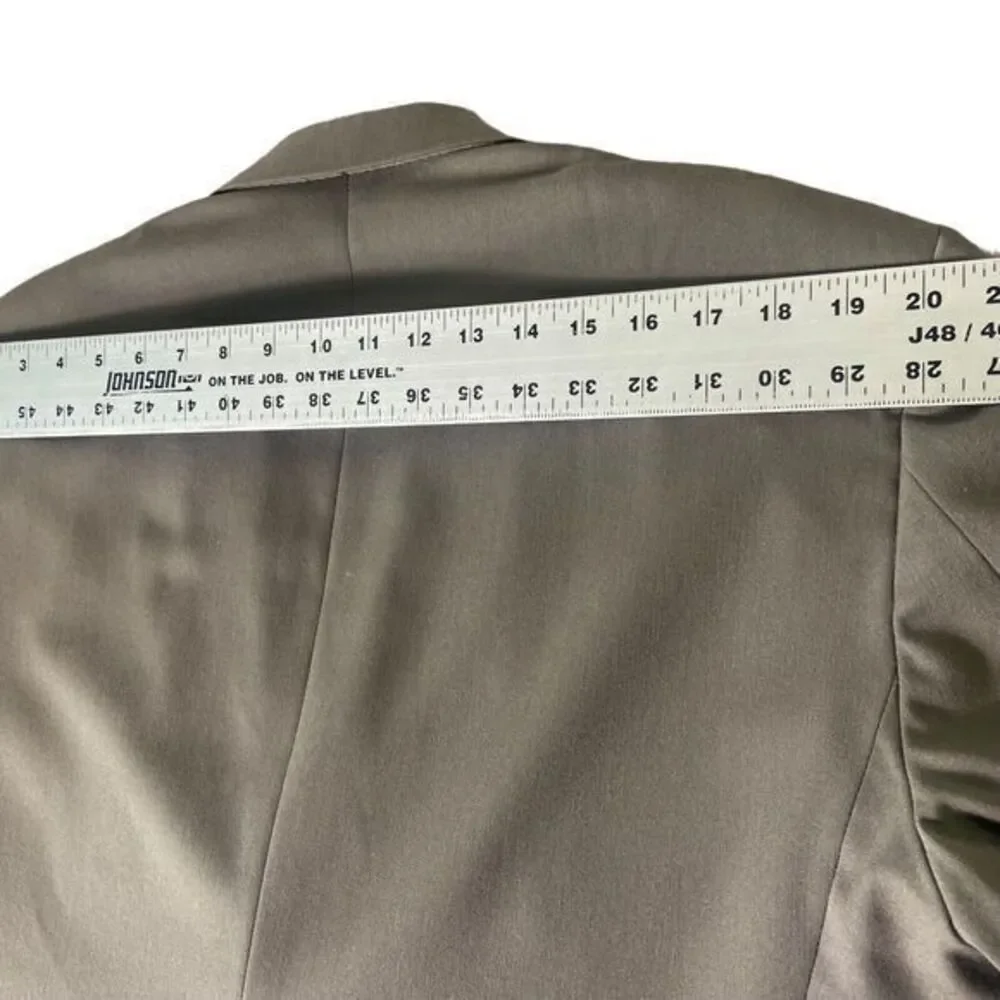 Haggar Black Label Gray Sport Coat Blazer Men’s Size‎ 44 Made In The USA